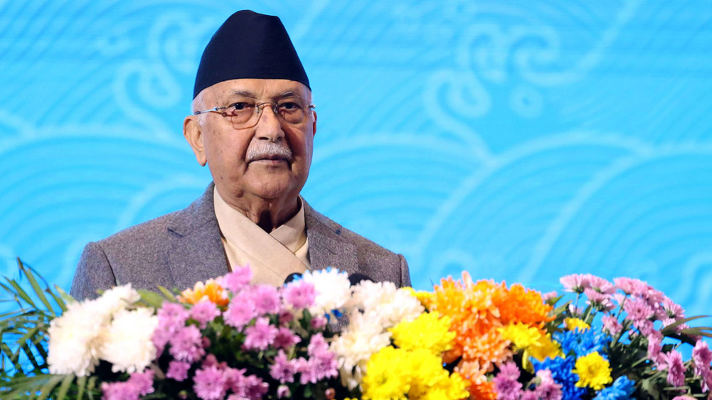 नेपाल र चीनबीचको सम्बन्धमा बौद्ध धर्म एक चम्किलो धागो बनेर रहेको छ : प्रधानमन्त्री ओली